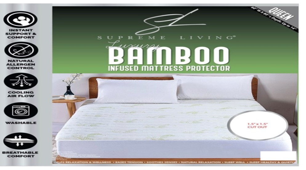 MP41562 Bamboo Mattress Protector - King Size