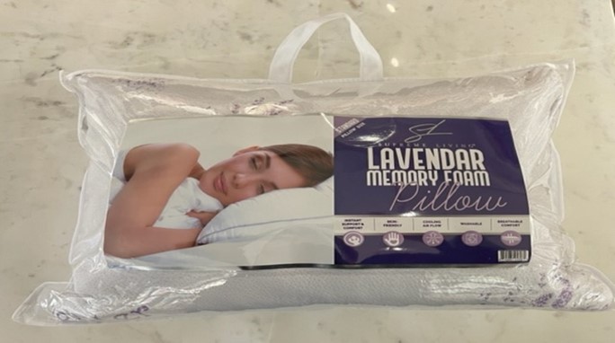 Picture of Supreme Living PC41696 Lavender Infused Pillow - Queen Size