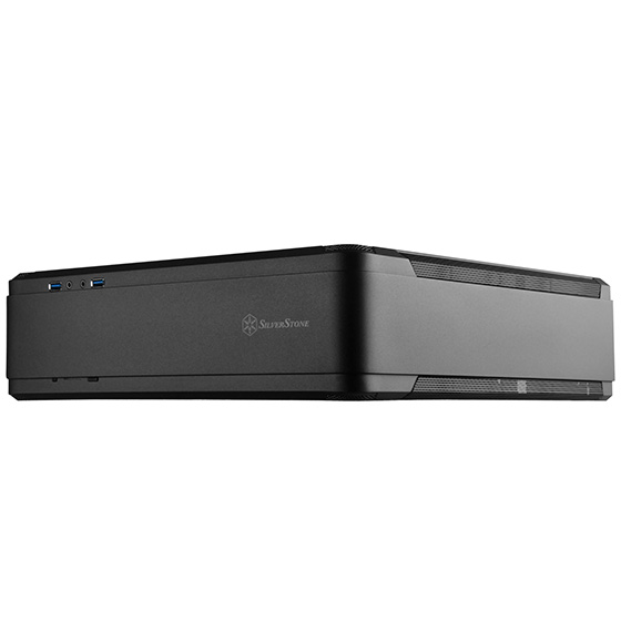Aluminum Unibody ITX Small Form Factor Computer Case, Black