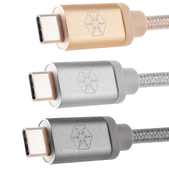 0.5 m Reversible USB-A to USB Type-C Cable, Charcoal