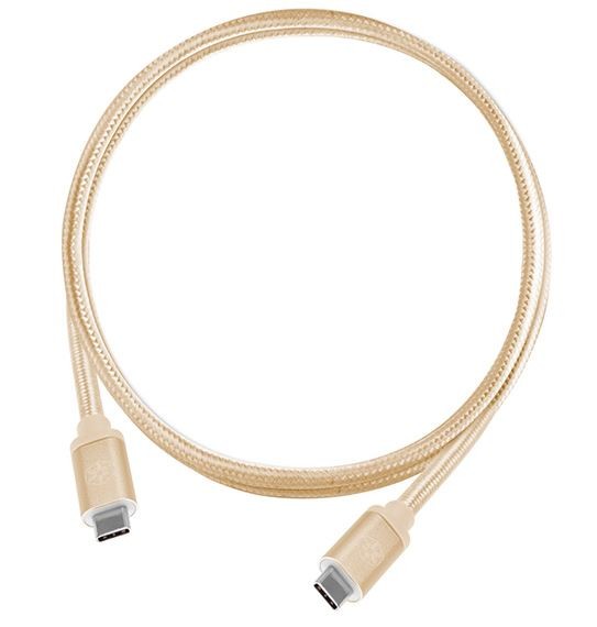 0.5 m USB 3.1 Generation 2 Type-C to Type-C with E-Marker IC & Support PD Function Cable, Gold