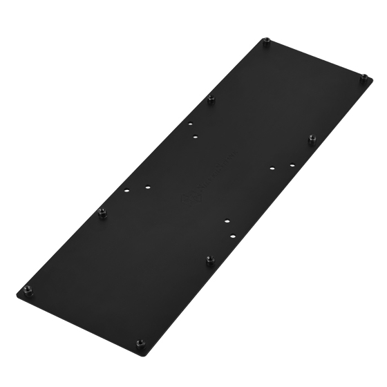 115 mm VESA Double Extension Bracket, Black - Galvanized Steel, Black