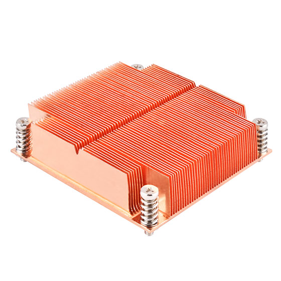 1U CPU Cooler - Copper Fin - LGA2011/2066 Compatible