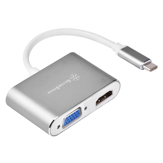Technologies EP16 USB Type-C to VGA & HDMI Adapter; Charcoal