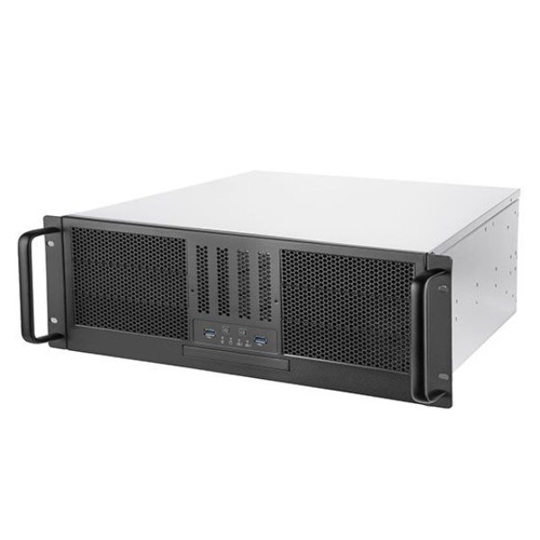4U Rackmount Server Chassis - Black - 6 Drive Bays - Robust Cooling