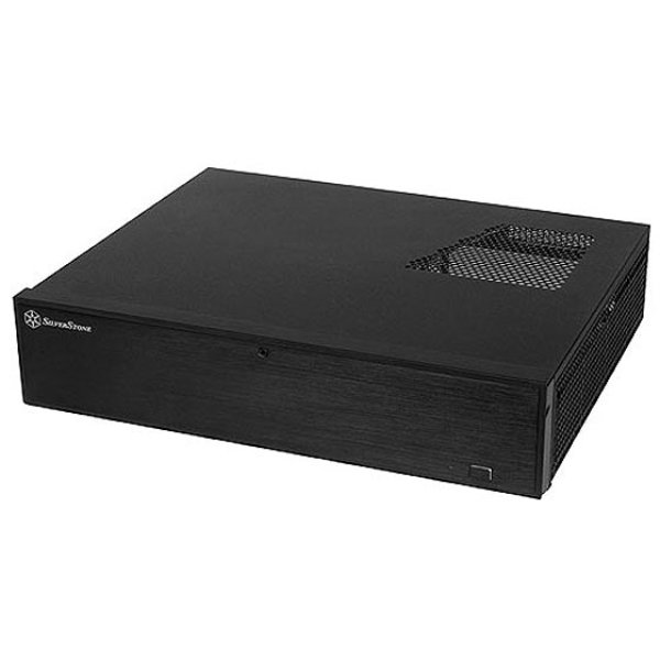 SilverStone Technology ML04B-C 1 Type C Port Micro-ATX Tower, Black