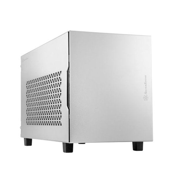SilverStone Technology  Sugo 15 Mini-ITX Cube Chassis with Aluminum Exterior, Silver
