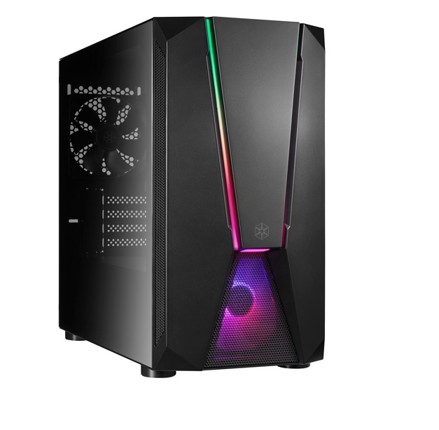 Stylish & Distinct Tempered Glass Micro-ATX Gaming Chassis - Black