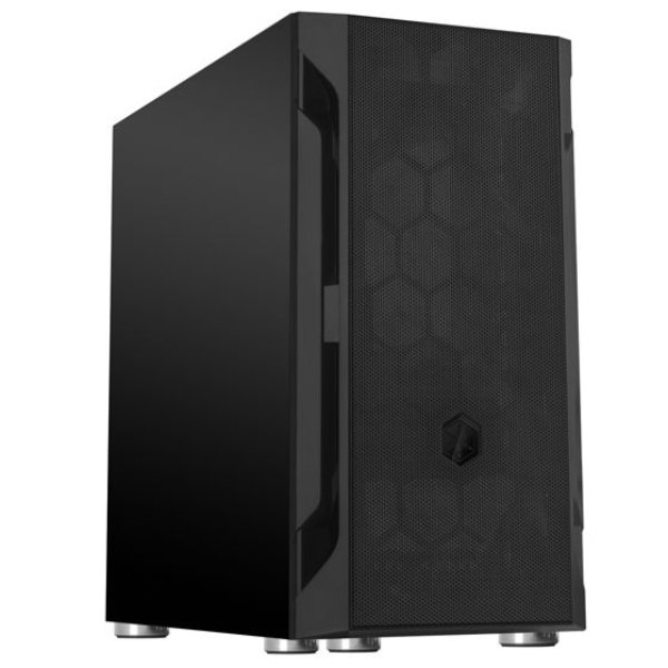 Fara H1M Stylish & Distinct Micro-ATX Gaming Chassis, Black