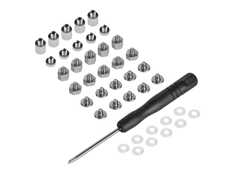 SilverStone Technology CA04 M.2 SSD Screw Kit for Asus, Asrock, Gigabyte & MSI Motherboard Mounting Accessories