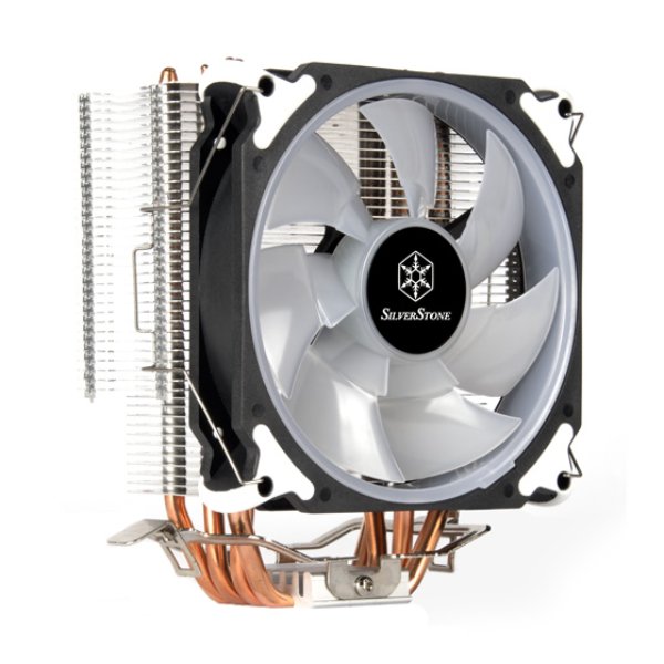 SilverStone Technology AR12-RGB Advanced Copper Heat-Pipe Direct Contact Technology CPU Cooler