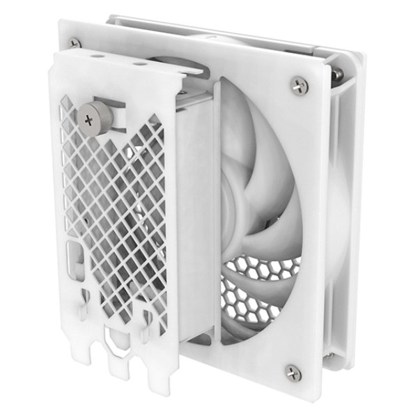 SilverStone Technology FDP02W External Cooling Fan Adapter Bracket, White