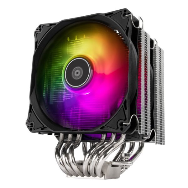 SilverStone Technology HYD120-ARGB Hydrogon D120 ARGB Dual tower CPU Cooler with Dual 120 mm ARGB Fans