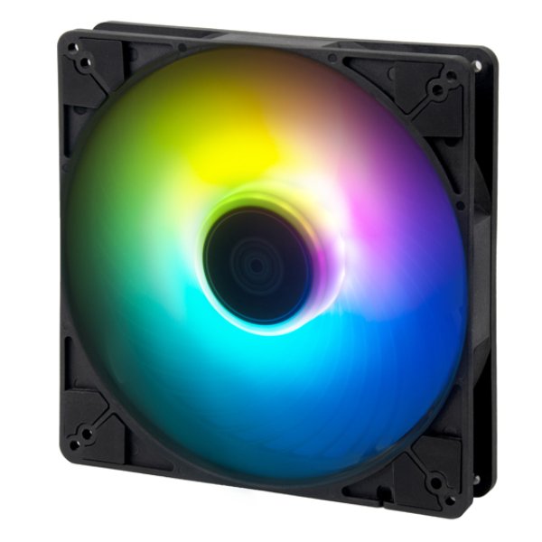 SilverStone Technology  180 mm Air Penetrator 184i ARGB High Performance Air Channeling Computer Fan, Translucent & Black
