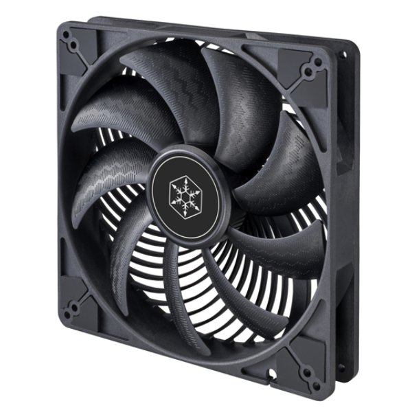 SilverStone Technology AP184i-PRO 180 mm Air Penetrator 184i Pro Enhanced PWM Controlled Air Channeling Fan, Black