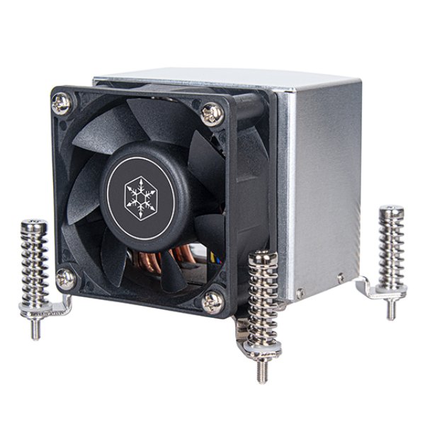 SilverStone Technology AR09-1700 Superior 2U Server Thermal Solution Argon CPU Cooler for Intel LGA1700