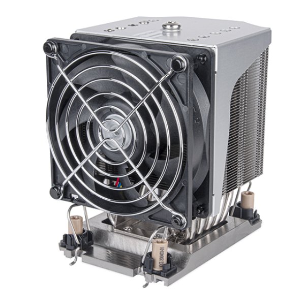 SilverStone Technology XE04-4189 4U Small Form Factor Server & Workstation CPU Cooler for Intel LGA4189 Sockets, Silver & Black