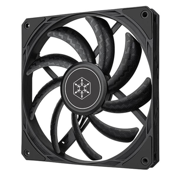 AS140B Enhanced 140 mm Slim Fan with Full-Range PWM, Black