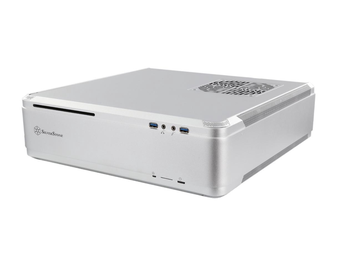 Silver Stone Technologies FTZ01S Silver Aluminum Steel Computer Case SFX SFX-L
