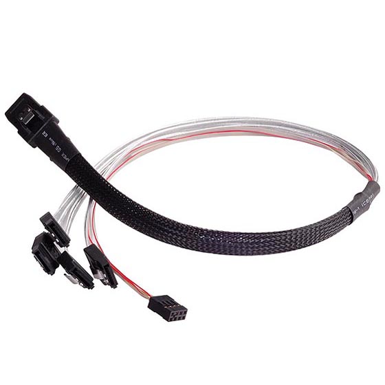 CPS03 Mini SAS SFF-8087 to SATA 7-Pin Cable Adapter