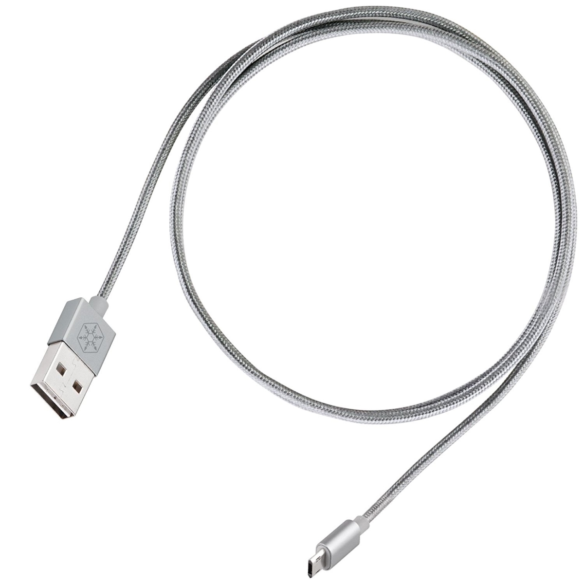Reversible USB-A to Micro-B Cable - Charcoal