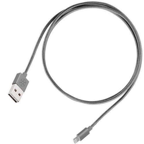 CPU03C Reversible USB-A to Lightning Cable - Charcoal