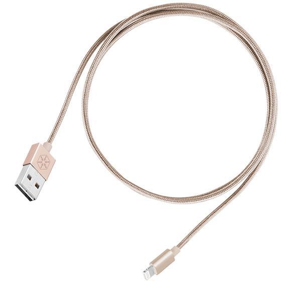 Reversible USB-A to Lightning Cable - Gold