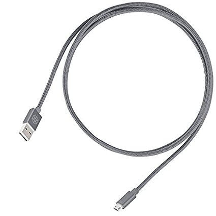CPU01C-500 Reversible USB-A to Micro-B Cable - Charcoal
