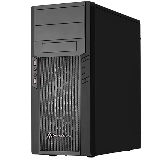 Silver Stone Technologies PS13B Black Plastic Panel; steel Body ATX Tower Computer Case Compatible with Standard PS2 Power Supply