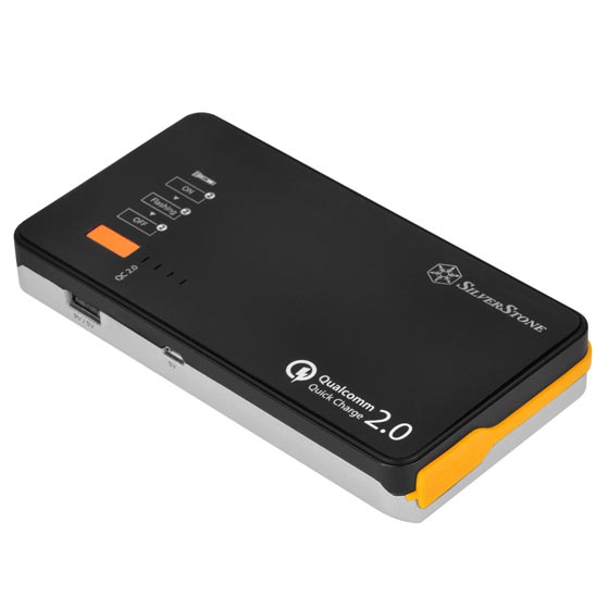 Silverstone Technology  Portable Power Bank - Silver