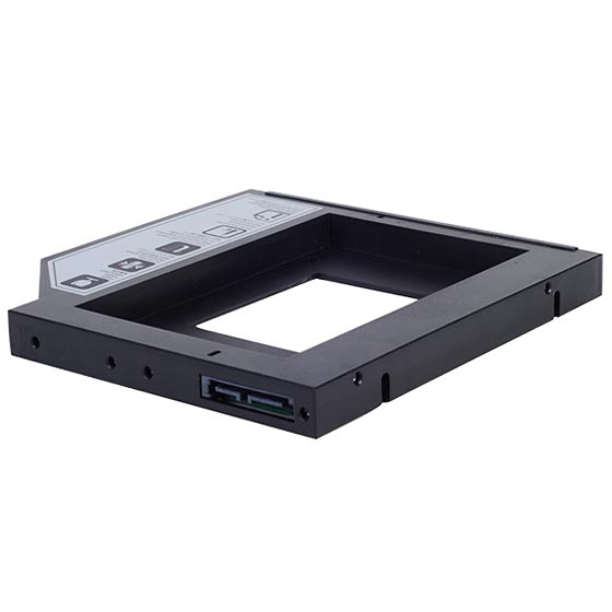 Picture of Silver Stone Technologies TS09 12.7 mm 2.5 in. SATA HDD & SSD Caddy Conversion Tray for Laptop