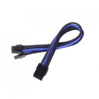 8 Pin 250 mm Power Cable Extender - Black with Blue