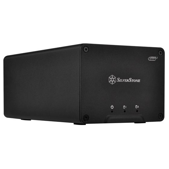 Picture of Silver Stone Technologies DS223 2.5 in. Dual Bay RAID Enclosure with USB 3.1