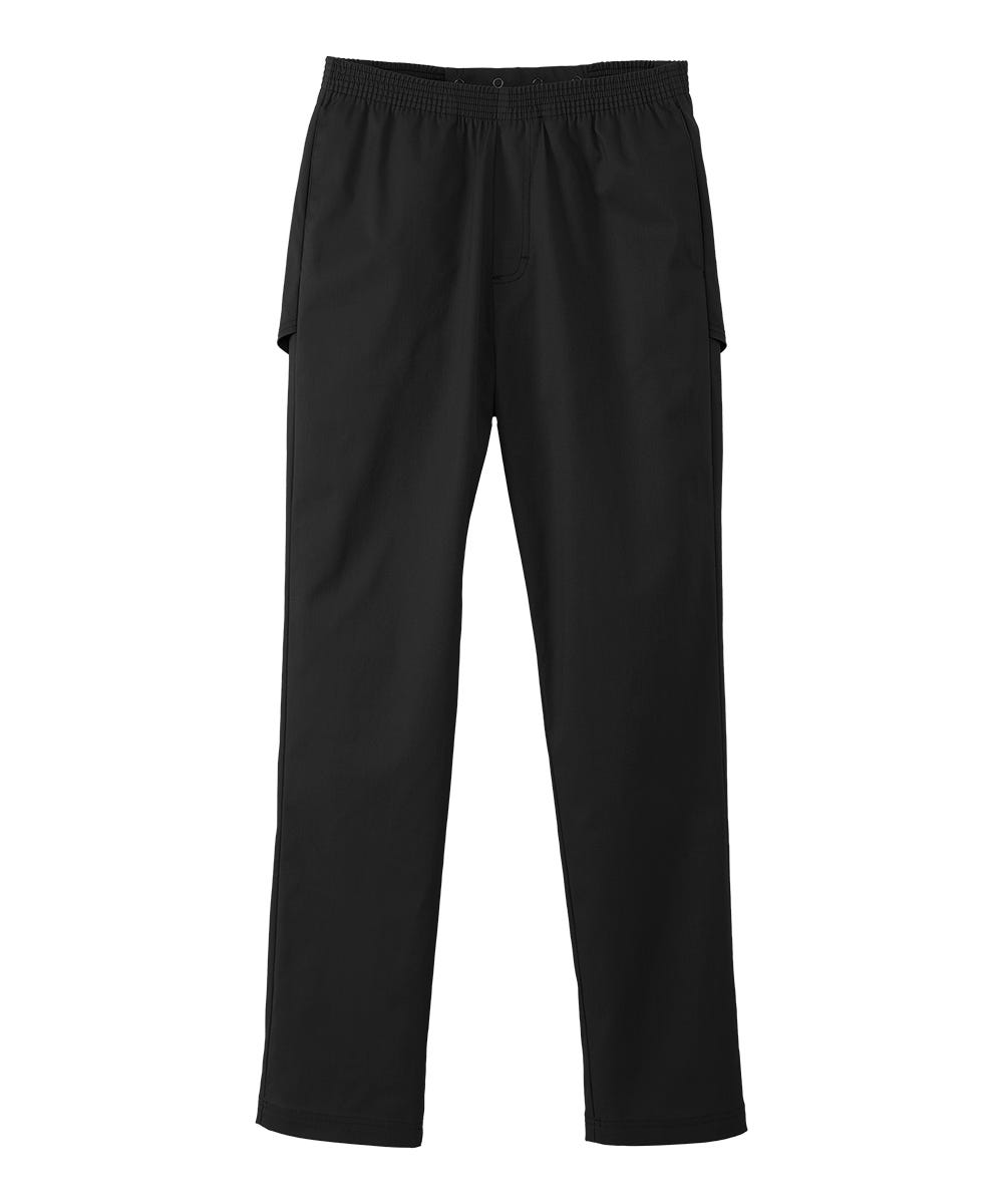 Picture of Silverts SV50230-BLK-L Mens Open Back Twill Pant with Adjustable Hem&#44; Black - Large