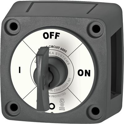 Black On-Off Mini Battery Switch