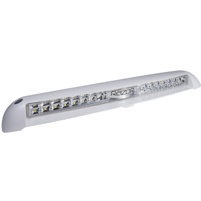 18 in. Flush Mount Flood Pattern Razor Light Bar, White