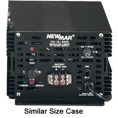 Picture of Newmar NMR-115-24-18CD 18A 115VAC to 24VDC Power Supply