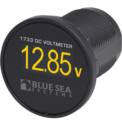 Blue Sea Systems Mini OLED DC Voltmeter | by West Marine