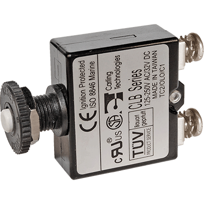 s BS-2137 40A Push Button Reset Only Screw Terminal Circuit Breaker