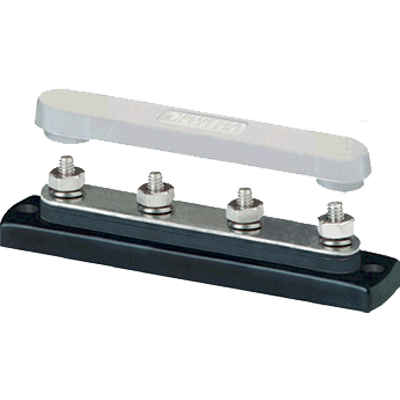 s BS-2307 4 x 0.25 in. Busbar Common Stud Terminal with Cover