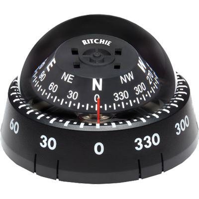 Picture of Ritchie Compasses RITC-XP-99 2.75 in. White Dial Kayak Mount Compass, Black