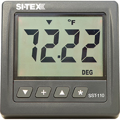 STX-SST-110TS Water Temperature Indicator with Thru-Hull Xdcr