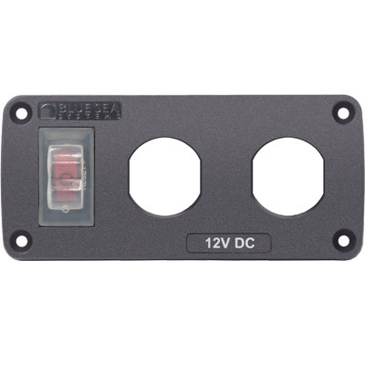 s BS-4364 Two Blank Openings Water-Resistant Accessory Exterior Panel