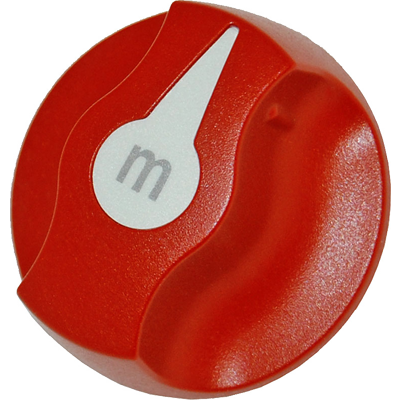 s BS-7901 M Series Battery Switch Replacement Knob, Red