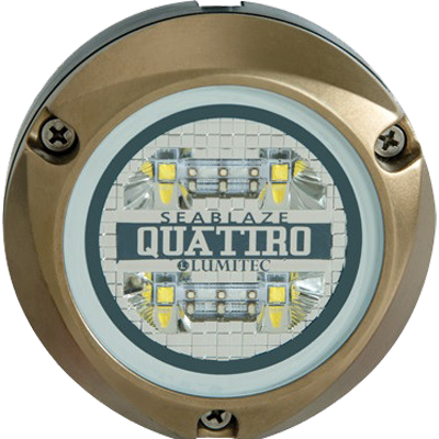 SeaBlaze Quattro LED Underwater Light - Blue & White