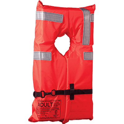 Picture of Onyx Outdoors ONX-100100-200-004-12 Type I Commercial Adult Life Jacket, Orange