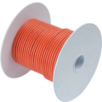 ANC-100510 100 ft. No.18 Tinned Copper Wire, Orange