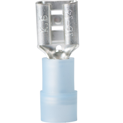 0.25 in. Female Disconnect with 16-14 Wire Open - Pack of 5