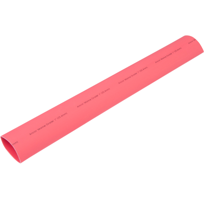 Adhesive Lined Heat Shrink Tube, 3:1 I.D. Shrink Ratio, Red, 48 in