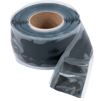 1 in. x 10 ft. Black Self-Sealing Repair Tape